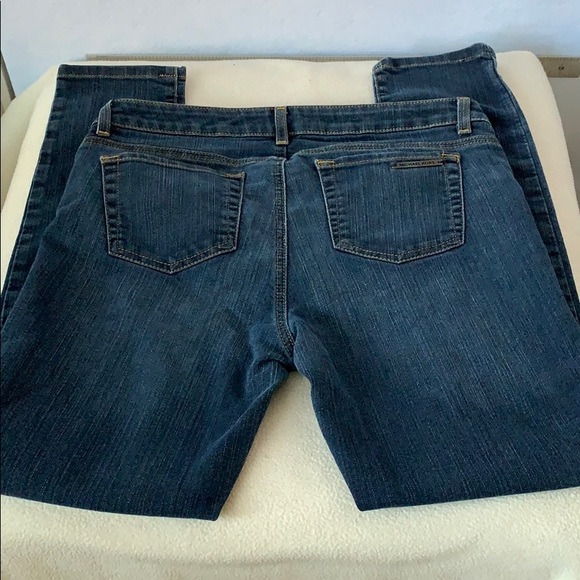 Michael Kors Straight Leg Blue Jeans - Picture 9 of 15